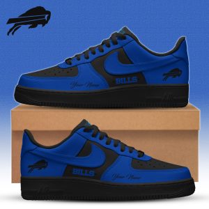 Buffalo Bills | Premium NFL Special Black in Black Limited Edition Shoes AF1