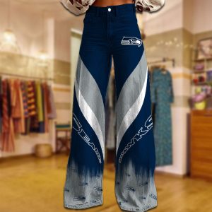 Seattle Seahawks | NFL Denim Bell Bottoms
