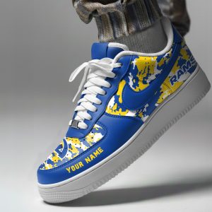 Los Angeles Rams | NFL Camo Limited Edition AF1 Shoes